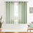Neutral Curtains For Living Room,Floral Pattern Linen Sheer Country Boho Block Print Farm House Curtains 2 Panels Set-109692466-109692468