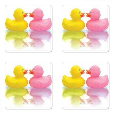 Sous-verre en caoutchouc canard