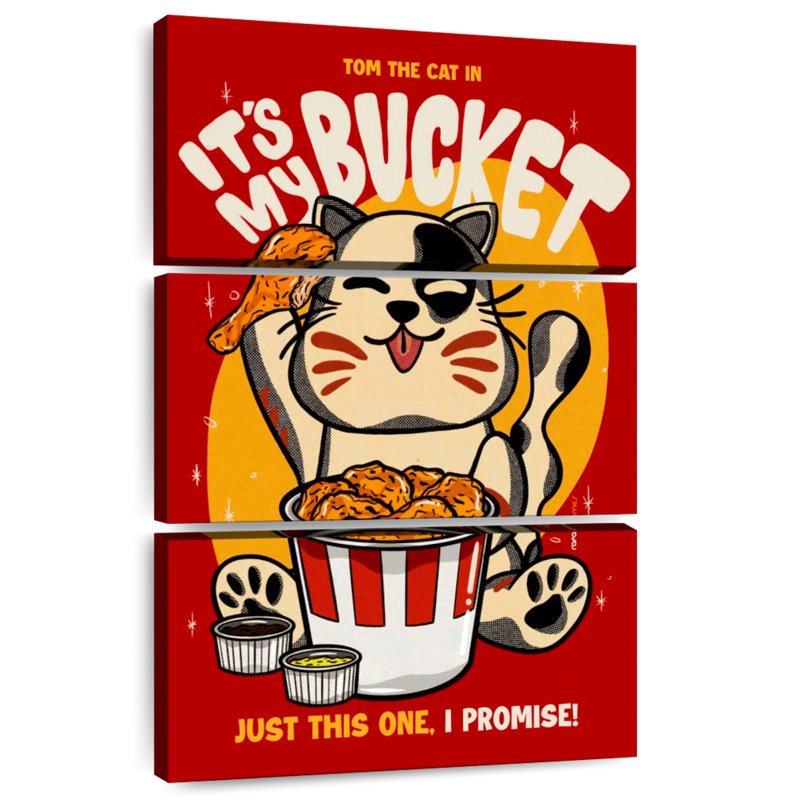 Yarlin It's My Bucket, 57" H x 36" W