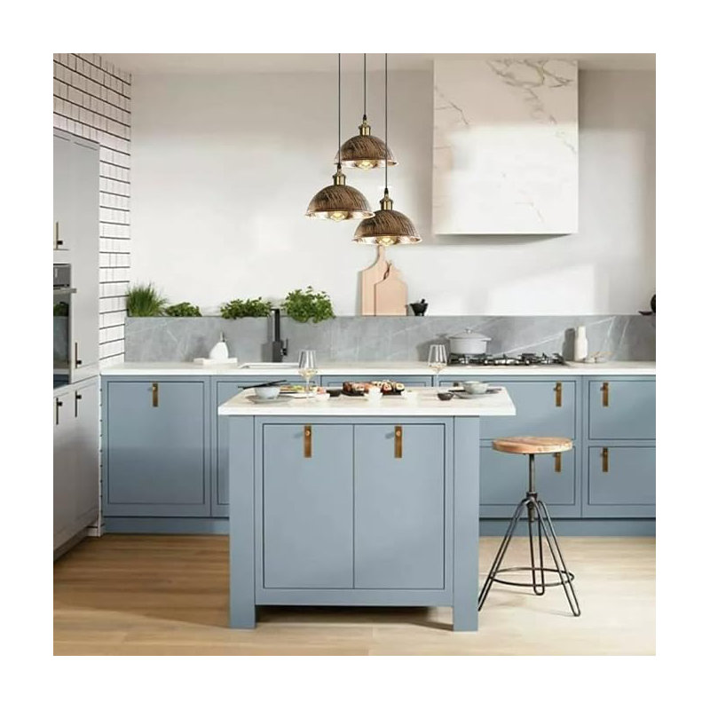 3 - Light Brushed Brass Dome Pendant