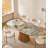Solid Wood - Base & Ultra - Spar Crystal Dining Table-110665405
