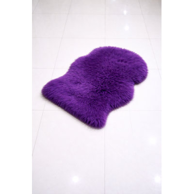 Oval 60 cm x 110 cm Sheepskin Dhurrie