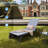 Gregale Outdoor Metal Chaise Lounge