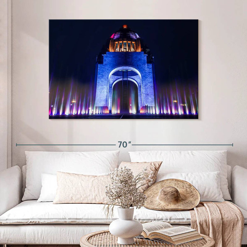 Lilie Monument To The Revolution, 32" H x 48" W