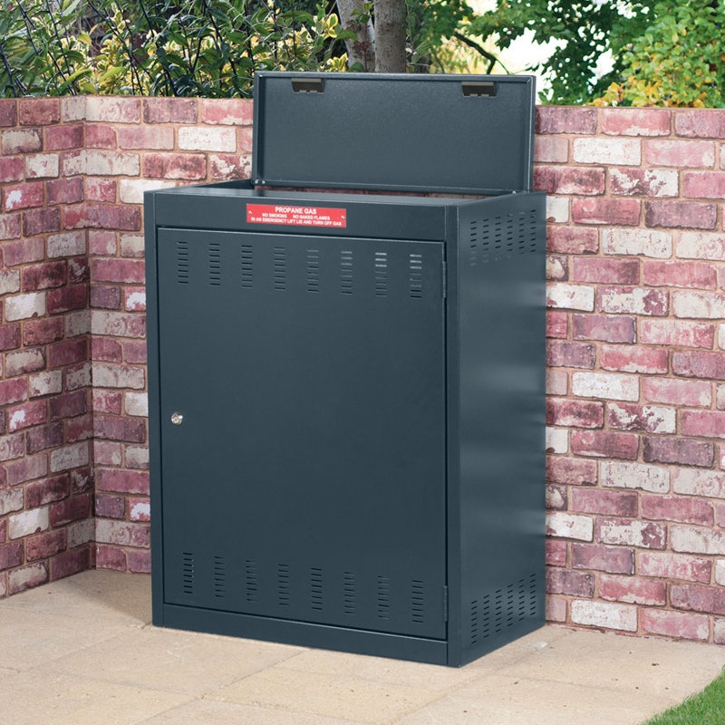Asgas 3 ft. W x 2 ft. D Gas Storage Unit, Grey