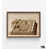 Cadre photo brun simple sans passe-partout