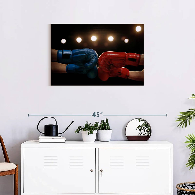 Sireci Boxers Touching Gloves, 20" H x 30" W