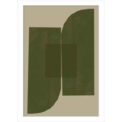 Percey "Green Composition 2" Print