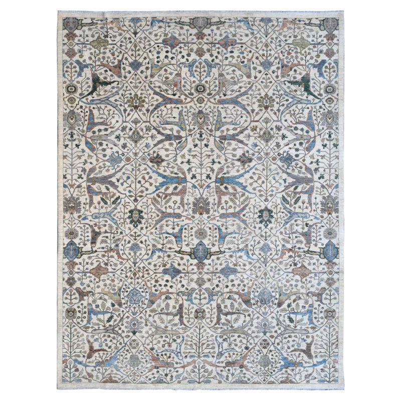 Tapis ivoire New Age New Turkmen