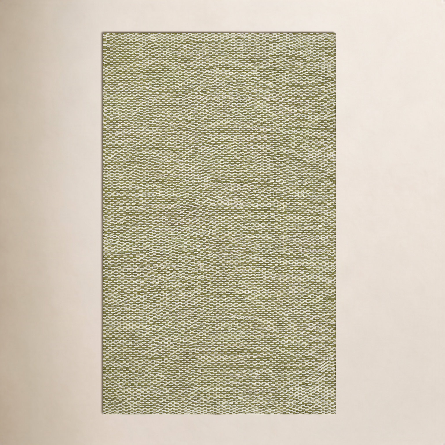 Marseille Green Hand-Woven Geometric Outdoor Rug, Rectangle 8' x 10'