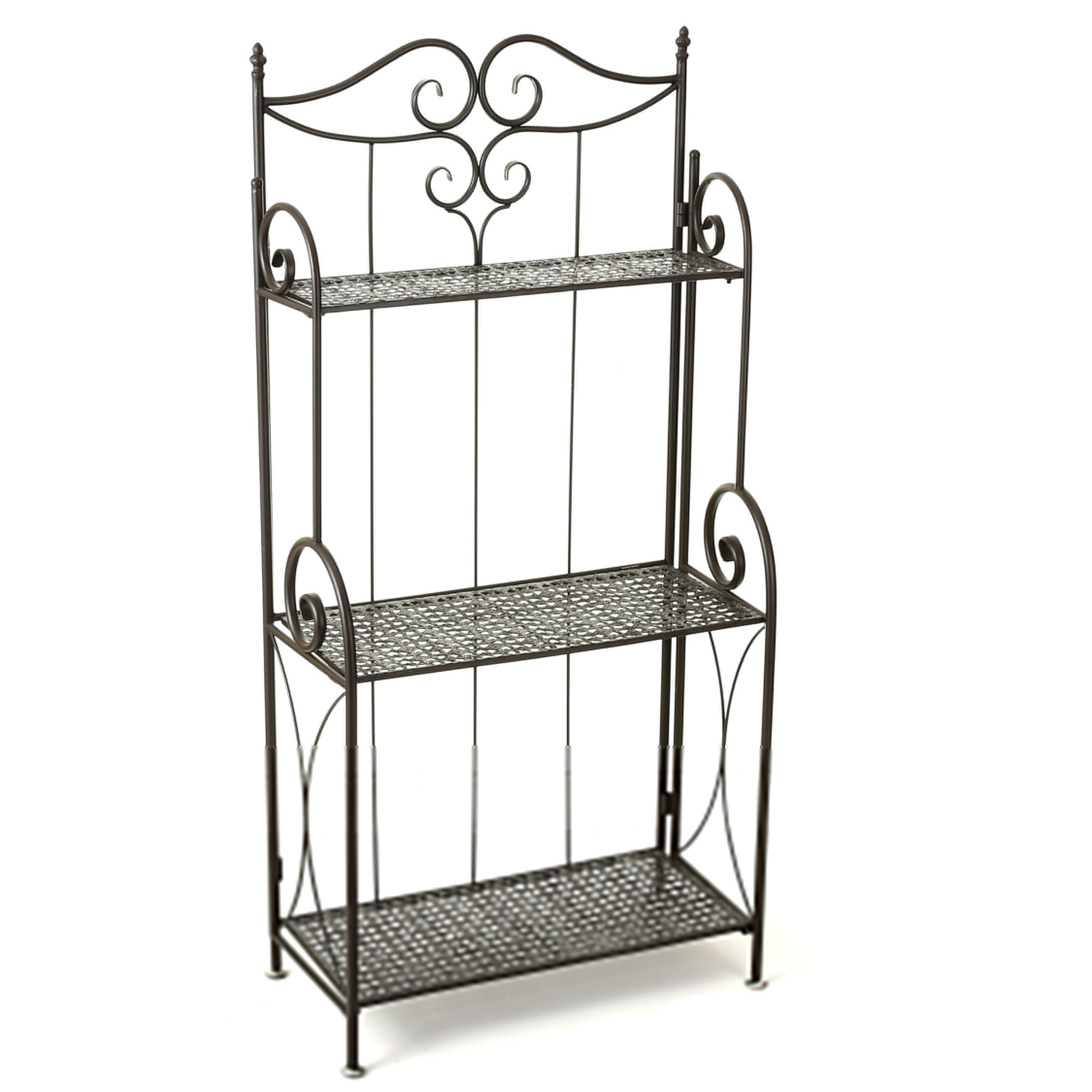 Rebrilliant Nazly 22'' W Metal Storage Rack | Wayfair