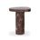 Zion End Table-Merlot Marble