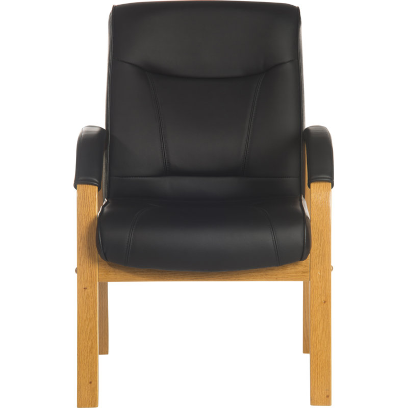 Waiting Room Chair, Light Oak