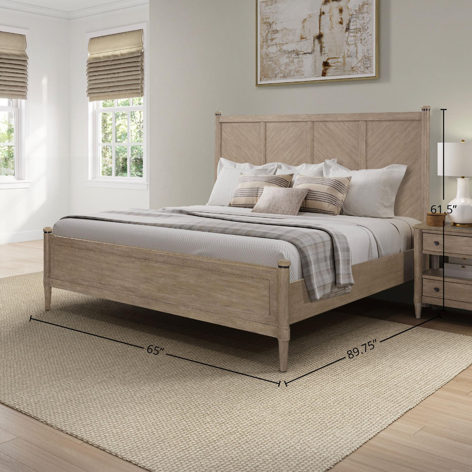 Dana Heights Lo-Post Bed, King