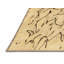 Tapis brun contemporain lavable à la machine 2591-75031644