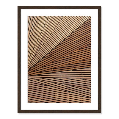 Fayette "Geometric Wood Panel 1" Print