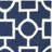 Rodgers Hand Woven Flat Weave Wool/Cotton Geometric Rug in White/Blue-1972261987