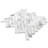 Bond Tile Calacatta Herringbone 1" x 3" Marble Mosaic Tile (1.11 Sq. Ft. / Sheet)