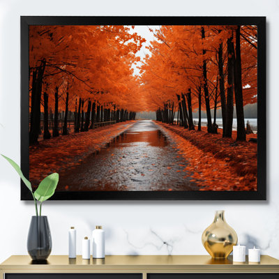 Canada Orange Autumn Symphony IV - reproduction sur toile
