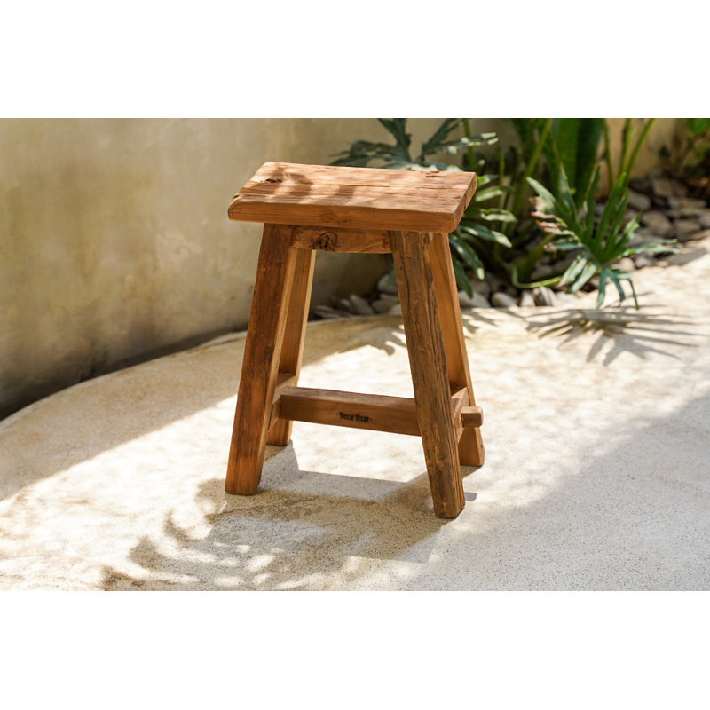 Jenera Solid Wood Accent Stool
