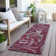 Washable Floral Indoor / Outdoor Rug