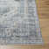 Oriental Machine Woven Polyester Area Rug in Taupe