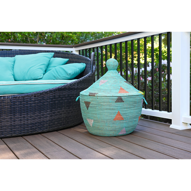 Panier de rangement Aqua Teranga Triangles