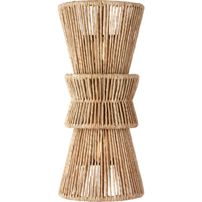Antigua 20" Sconce in Natural Abaca