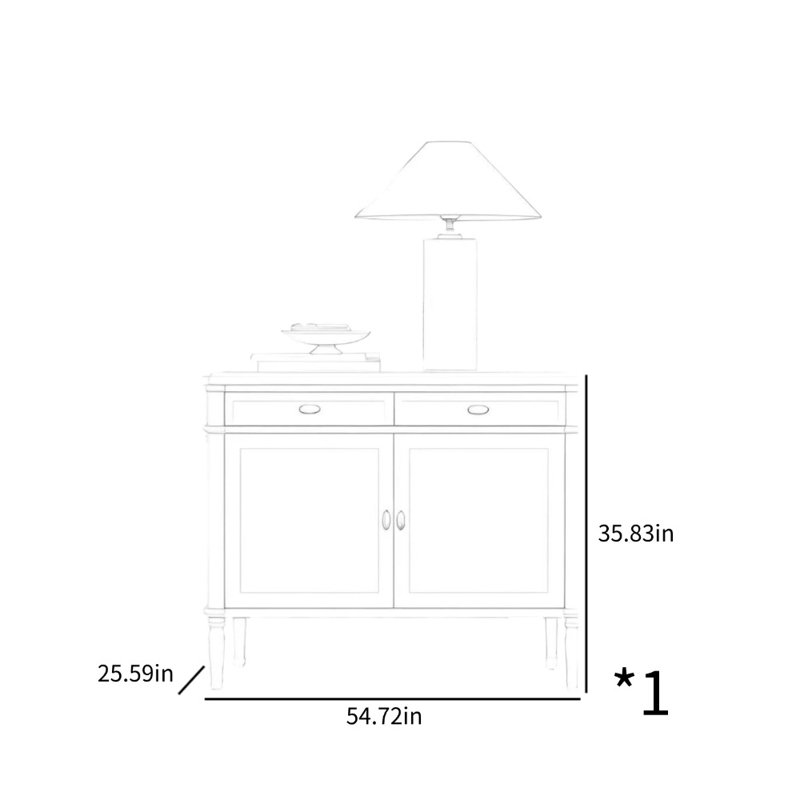 Console Accent, Brun