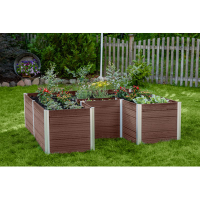 Urbana Keyhole Composting Raised Garden Bed