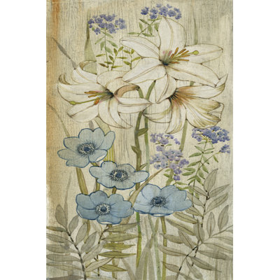 Lily Chinoiserie I - Wrapped Canvas Print