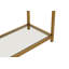 120cm Glass Top Console Table
