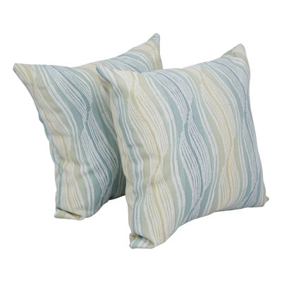 Striped Reversible Throw Pillow