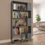 Aleccia 159cm H Bookcase-473375731-473375730