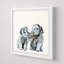 «Lulu Baby Elephants», reproduction encadrée-253318009