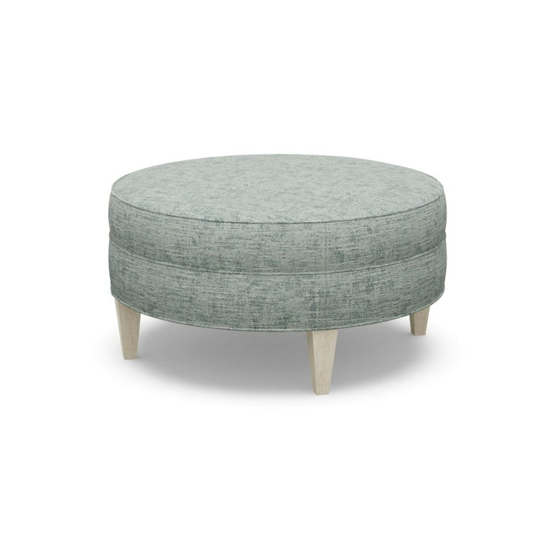 Ottoman Shop Round Ottoman, 9637-49, Sandstone