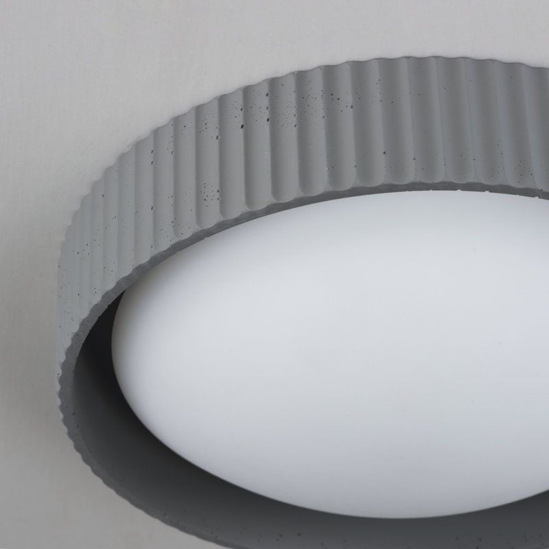 Carran Acrylic LED Flush Mount, Gray
