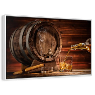 Whiskey Barrel Dispenser