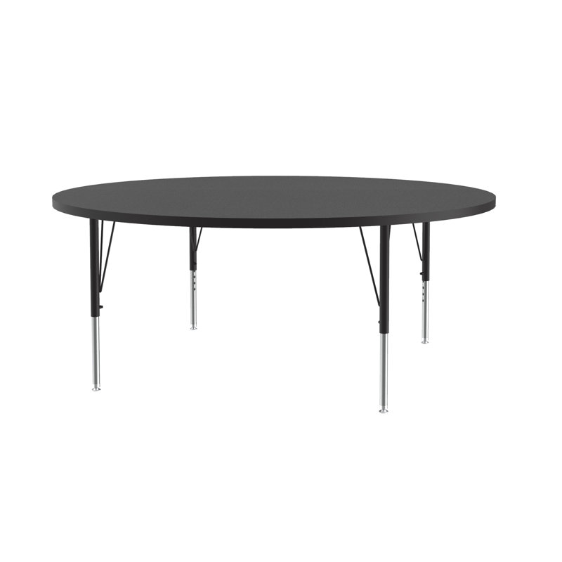 Table d'activité circulaire à hauteur ajustable