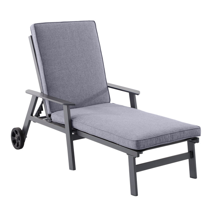 Elliyah 160cm Long Reclining Single Chaise with Cushions