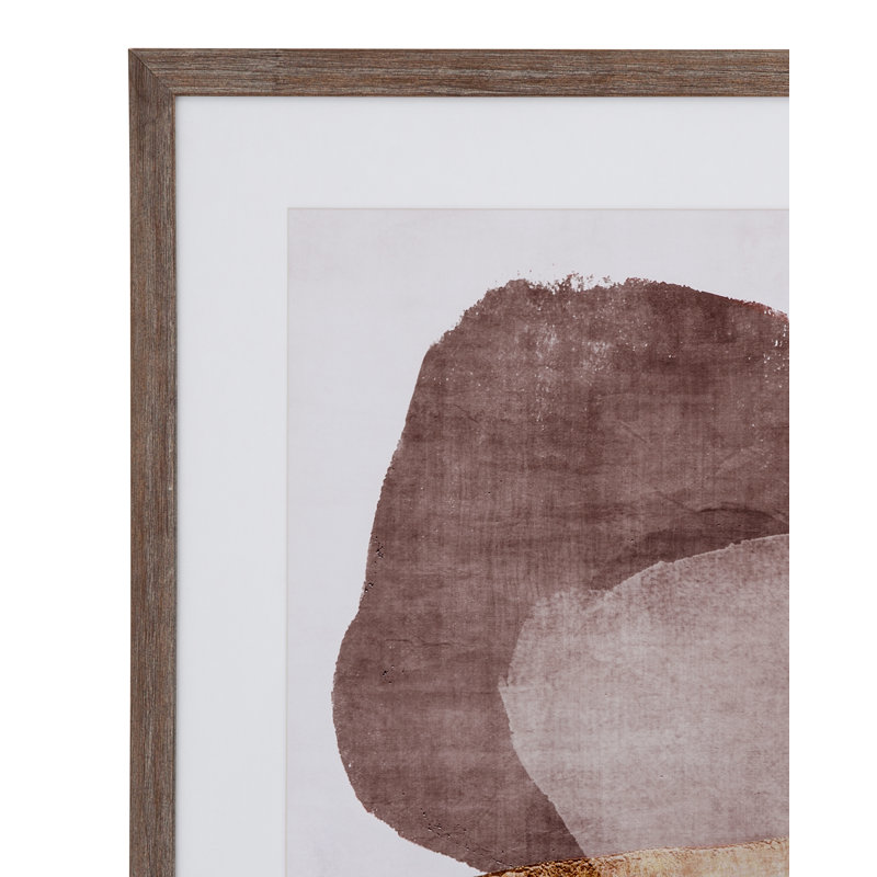 Side Step Framed Prints Set of 2 – Knotty Pine Frame with White Mat