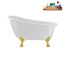 1348.7mm x 650.2mm Soaking Acrylic Bathtub-455737538-455737559