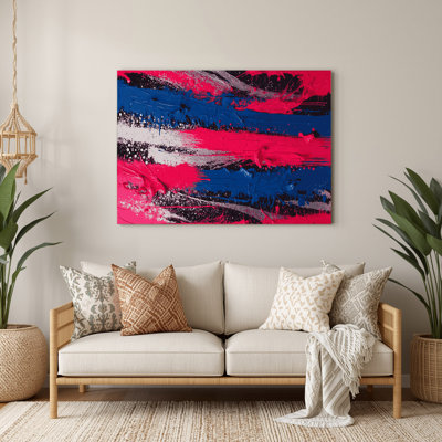 Neo Expressionism 27 Purple Metal Wall Art