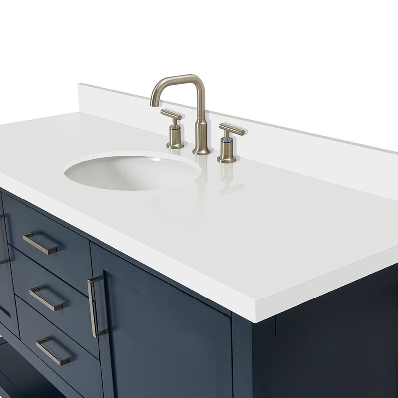 Bayhill 61'' W Single Vanity, Navy
