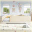 Grand lit pour enfant Montessori avec garde-corps amovibles, grand, beige-1377428769