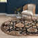 Arden Floral Hand-Tufted Wool Black/Camel Area Rug