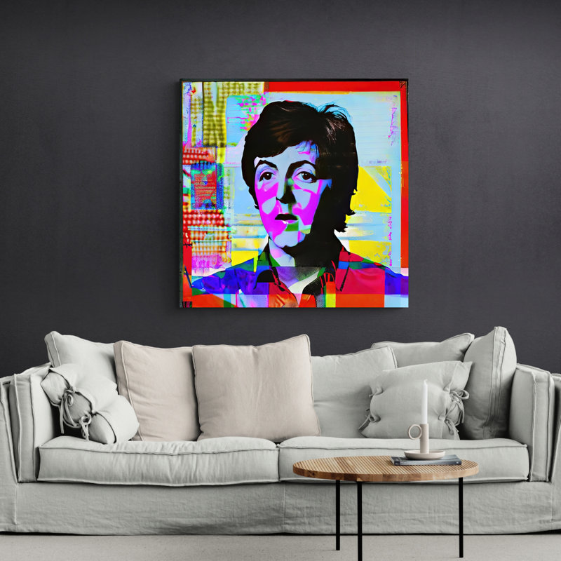 «Beatles Paul 2» par Stephen Chambers, impression sur toile tendue, H 15 po x l 15 po x P 1,5 po