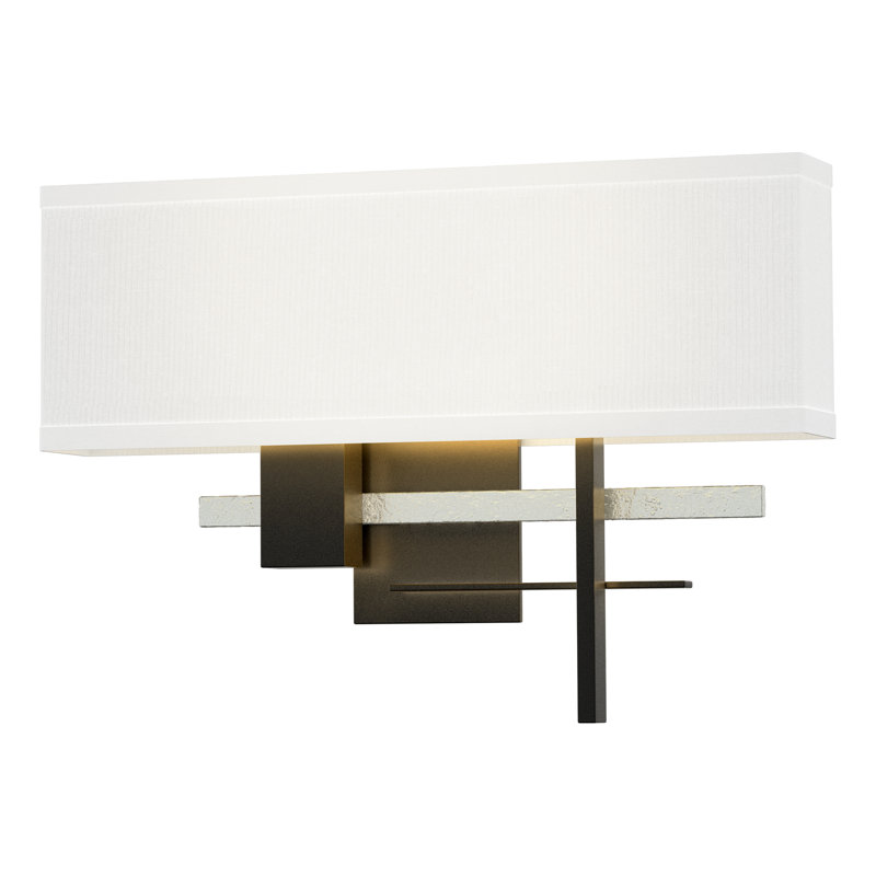 Cosmo 2 - Light Flush Mounted Sconce, Vintage Platinum, Bronze, Natural Anna