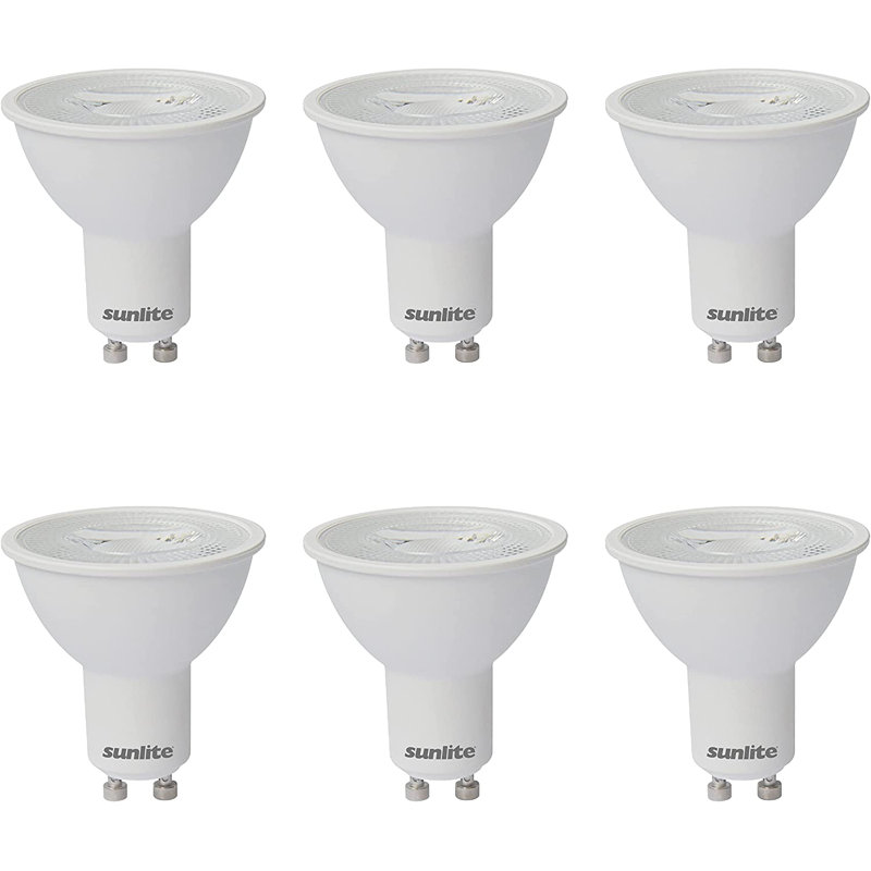 7 Watt, GU10 LED, Dimmable Light Bulb, (5000K) E26/Medium (Standard) Base