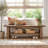 Solid Wood Entryway Shoe Bench